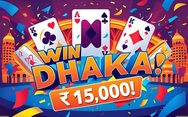 Happy winner showing their kaise time success after claiming ৳15,000 casino cash.