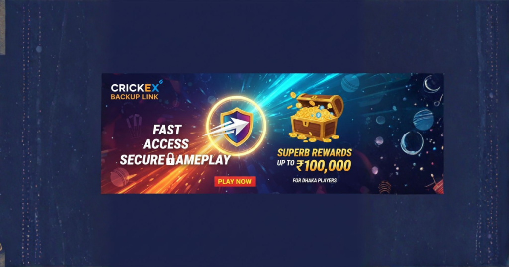 Fast and secure crickex backup link offering smooth access and ৳100,000 rewards.